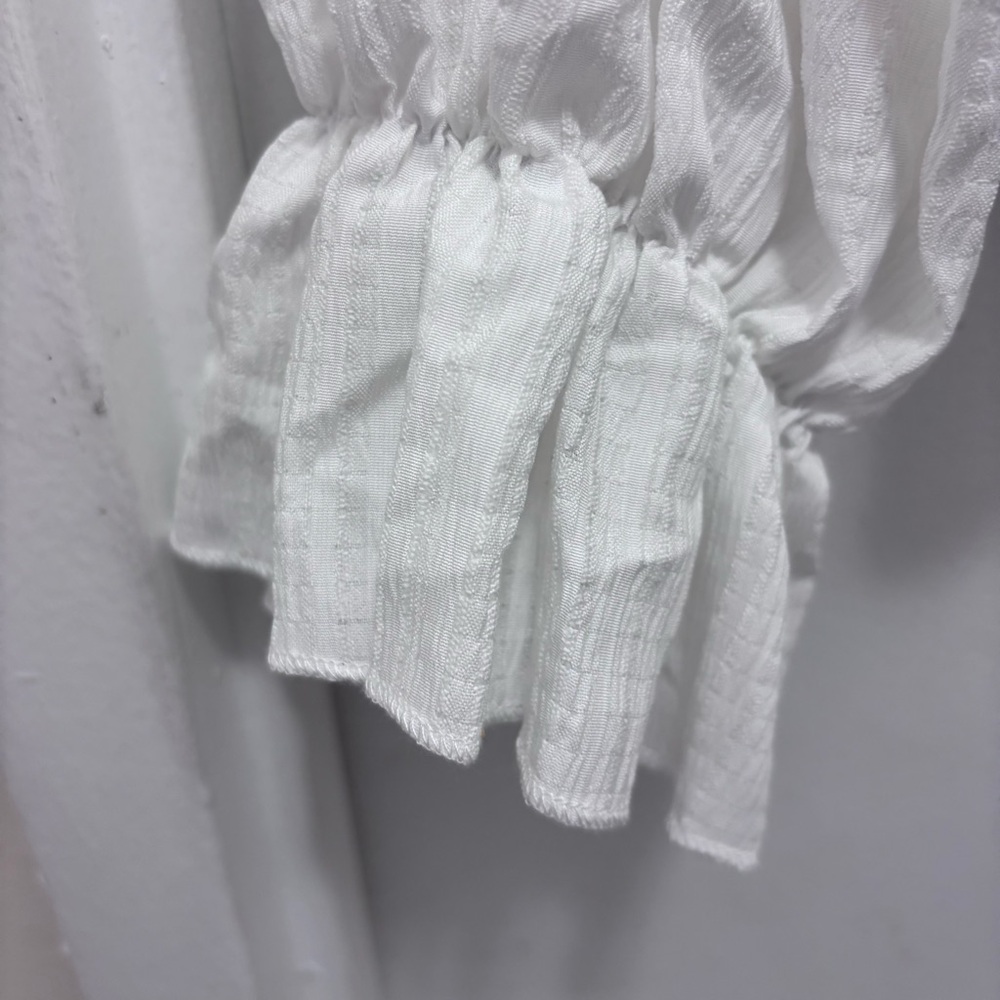 SHEIN White Lace Detail Blouse - Picture 3 of 6